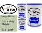 Preview: Land-Rover, Corris Grey Metallic, 873 / LKH: 500ml Lackdose + 500ml Klarlack + 250ml Härter - Set, von ATW Autoteile West.